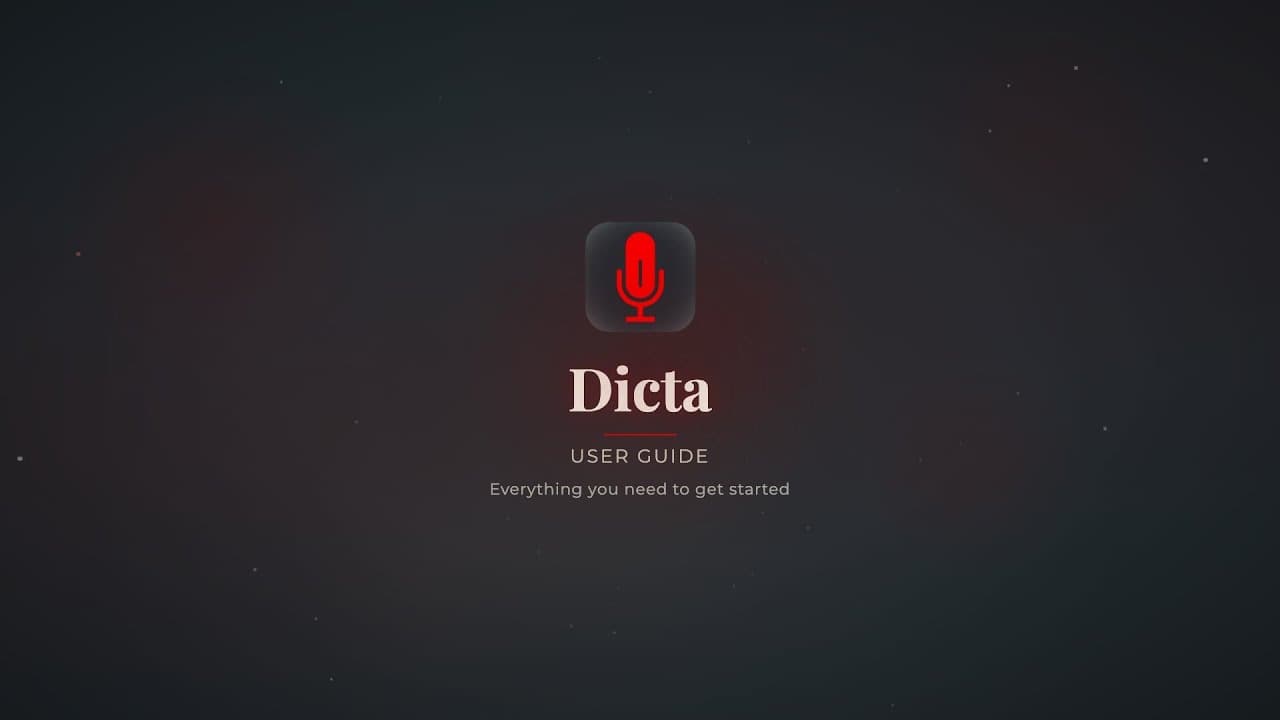 Dicta User Guide — Download, Install & Get Started thumbnail
