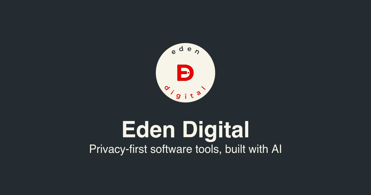 Privacy Policy | Eden Digital Apps